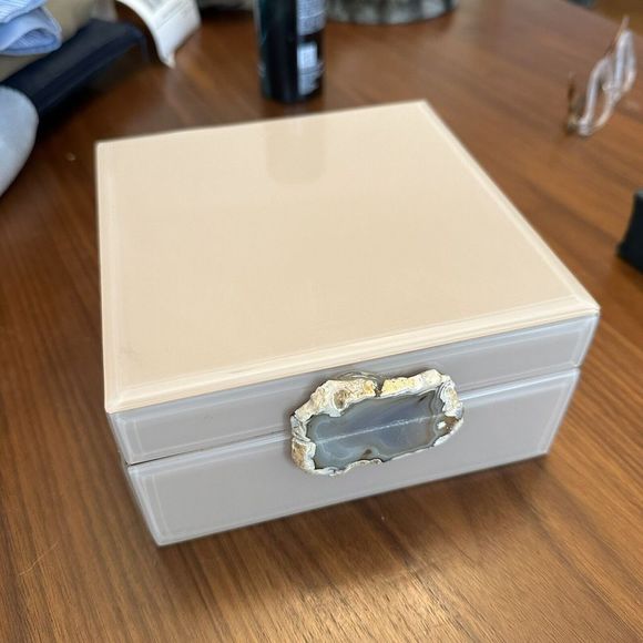 Cyan Design 10744 Bijou Beige Container - Picture 1 of 8